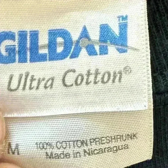 Vintage 2010 Harley Davidson Medium Gildan Pocket T Black Y2K outlaw shirt - Picture 5 of 7